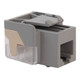 Voice RJ11 Keystone Jack for EZ® Style - Gray, Single IC1076V0GY Voice RJ11 Keystone Jack for EZ® Style - Gray, Single IC1076V0GY